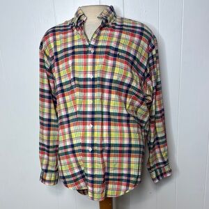 Ralph Lauren men’s L plaid button down shirt Blaire